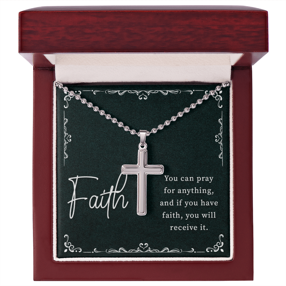 Cross Necklace | Faith-Inspired Gift for Husband|