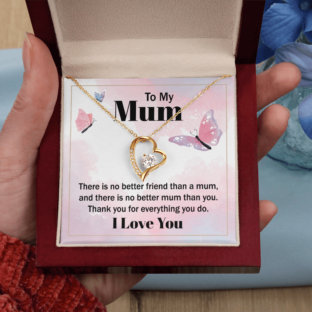 To My Mum Necklace, Sentimental Gift for Mum from Daughter or Son