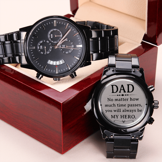 Engraved My Hero Watch for Dad 