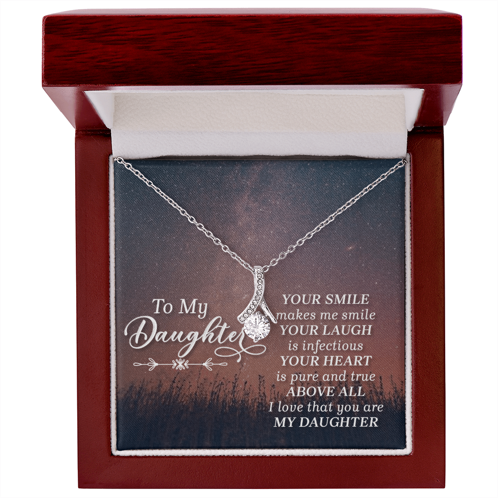 To My Daughter- Laughter-Necklace