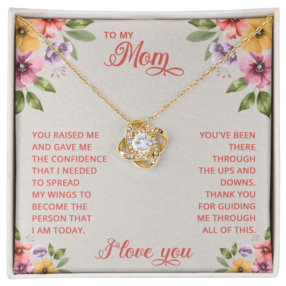 The Gift That Will Finally Make Mom Feel Appreciated | Love Knot Necklace