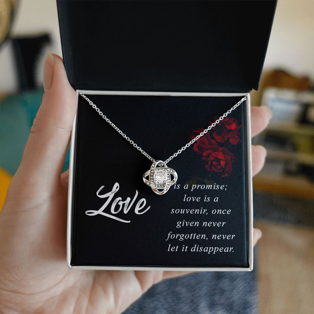 The "Love is a Promise" Necklace | Romantic Anniversary Gift for Wife or Girlfriend