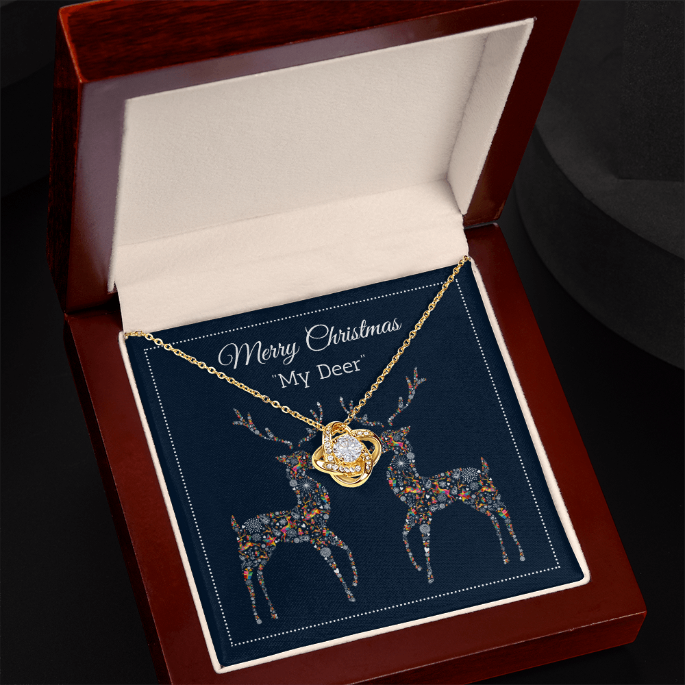 Merry Xmas My Deer Necklace
