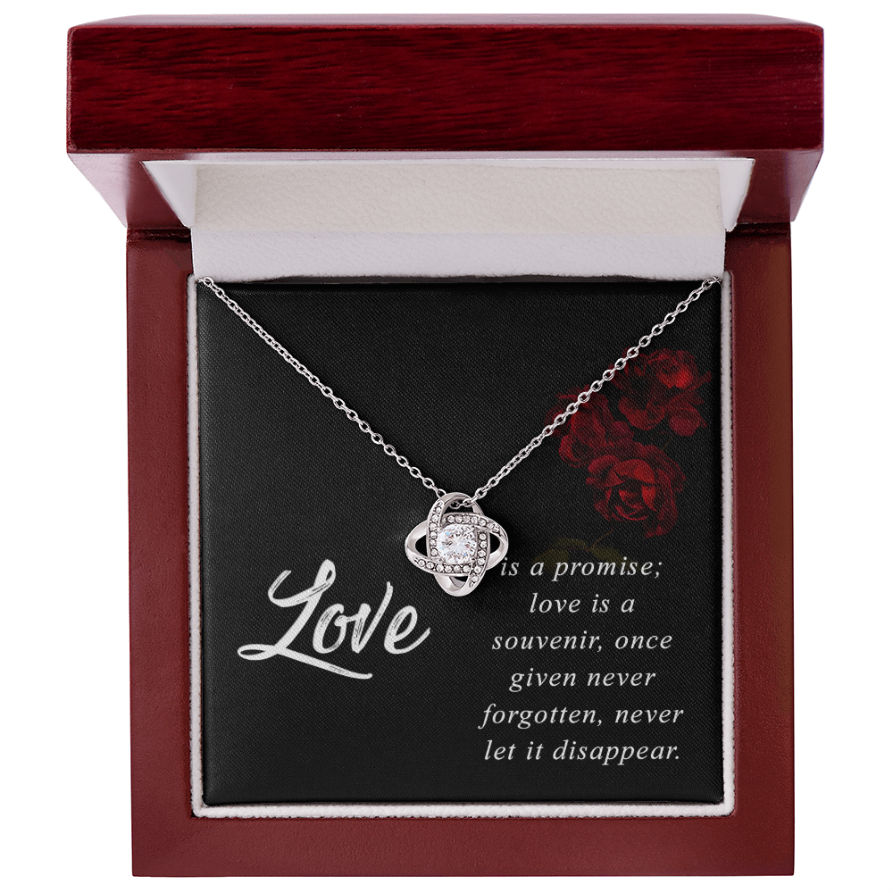 The "Love is a Promise" Necklace | Romantic Anniversary Gift for Wife or Girlfriend