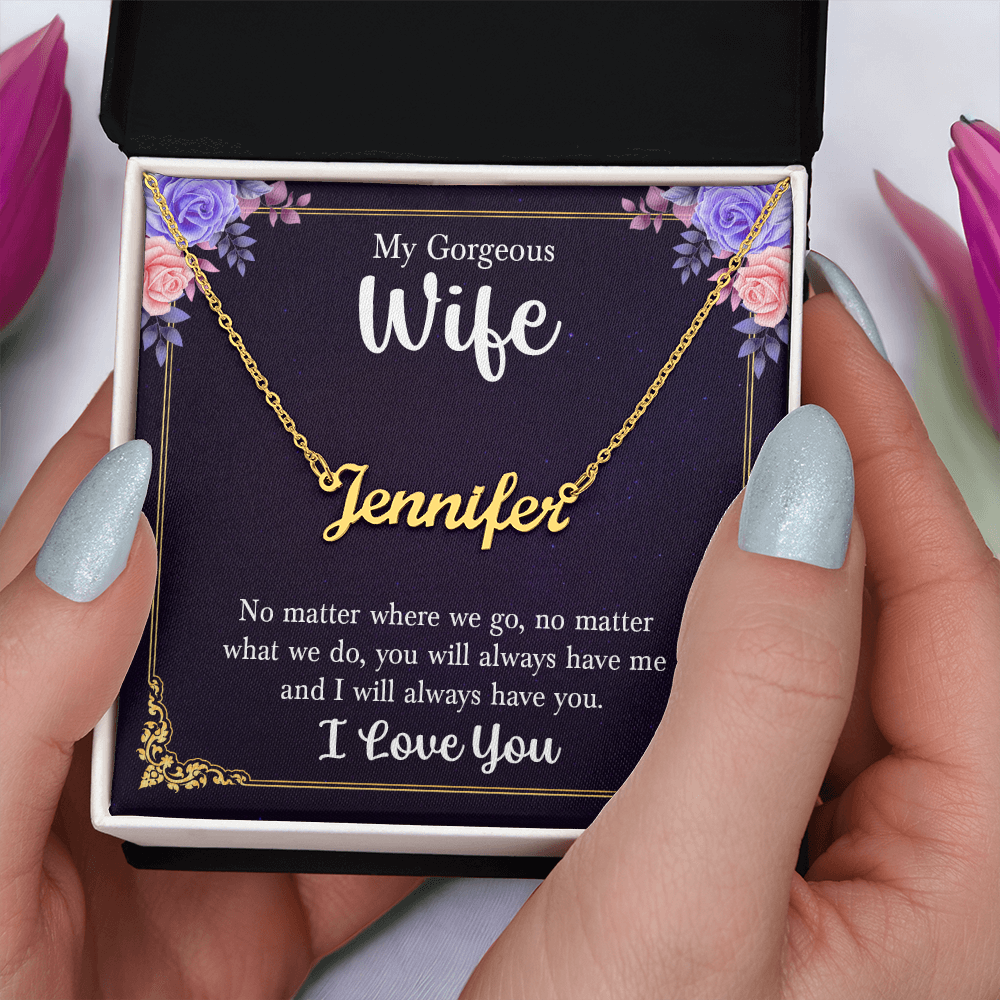 Wife Name Necklace