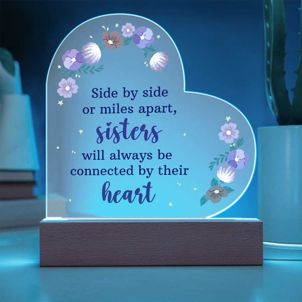 "Connected by Heart" - The Perfect Sister Gift