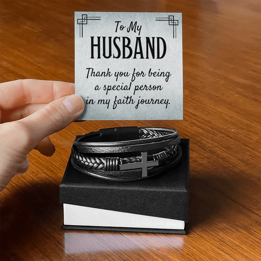 To My Husband Faith Bracelet