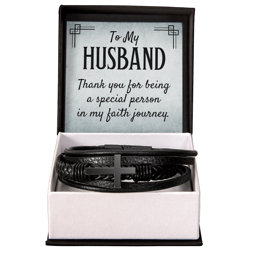 To My Husband Faith Bracelet