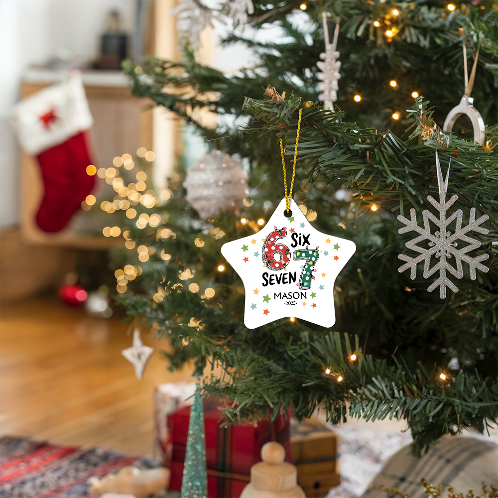 mason personalized 67 ornament