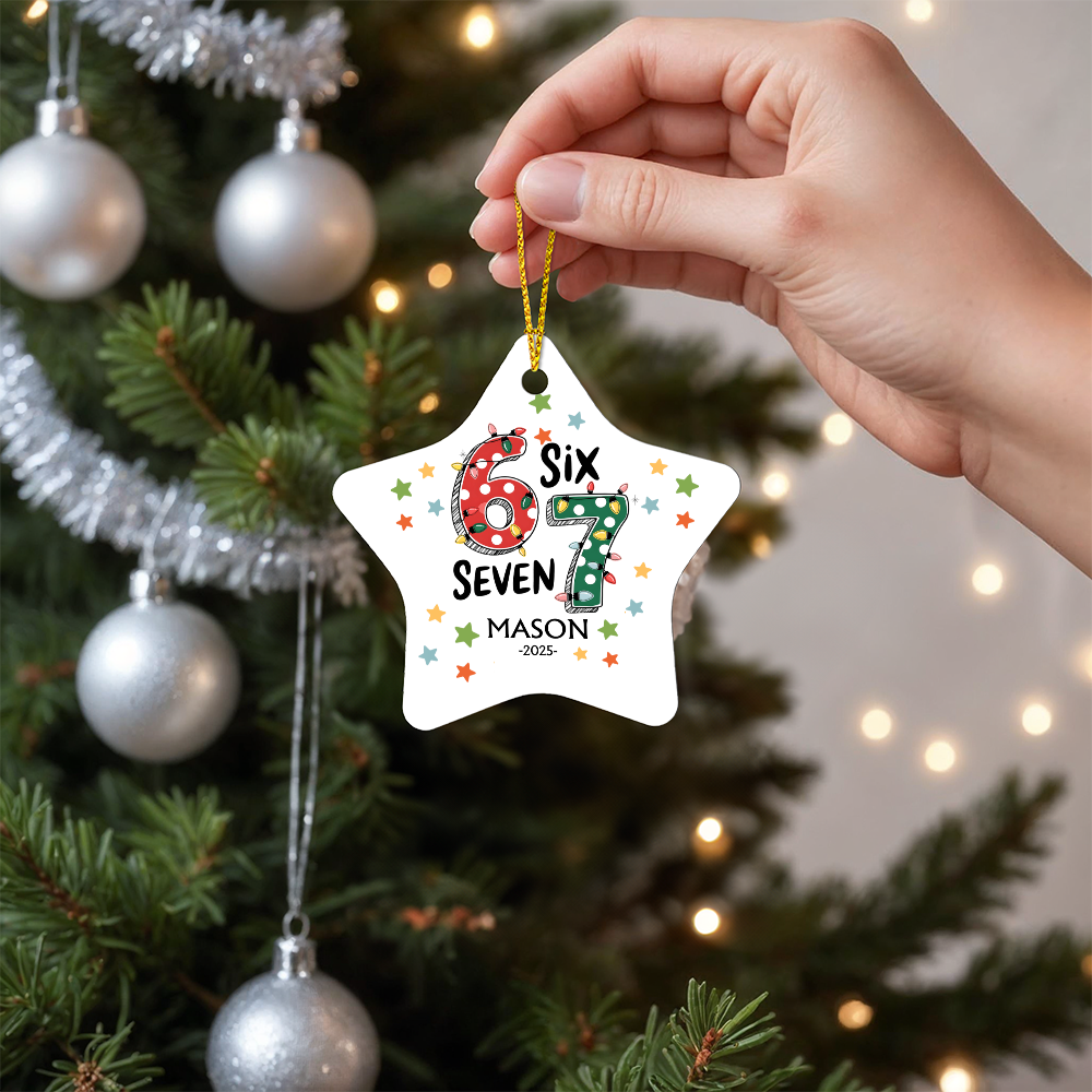 mason personalized 67 ornament