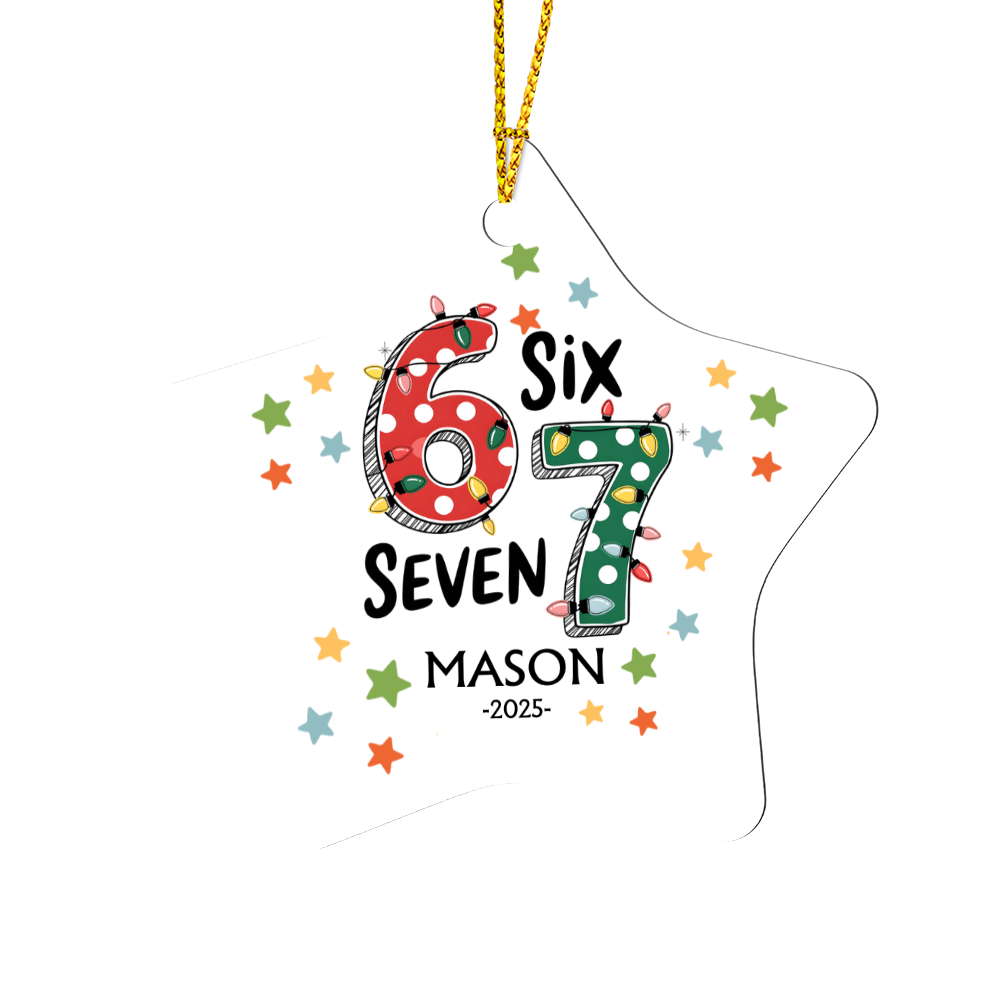 mason personalized 67 ornament