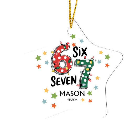 mason personalized 67 ornament