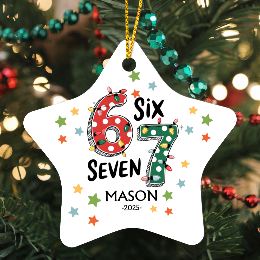 mason personalized 67 ornament