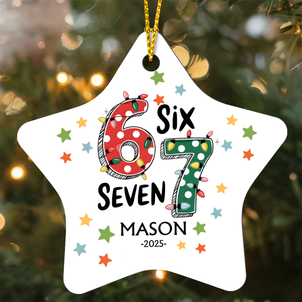 mason personalized 67 ornament