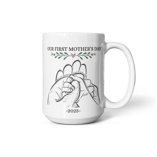 Our First Mother's Day Mug, Mom Mug, First Time Mom Gifts, First Mother's Day Gifts From Baby, For Mother's Mug