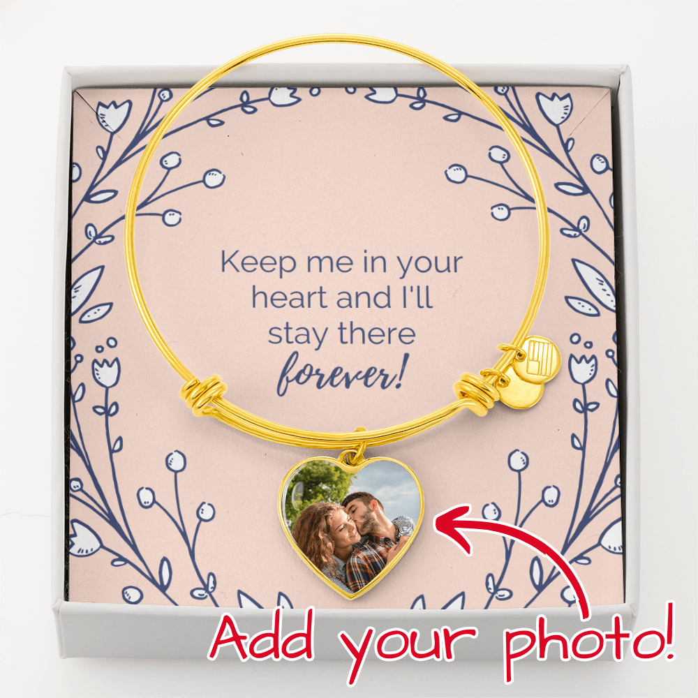 Custom Photo Bracelet- Meaningful Valentine’s Day Gift for Her