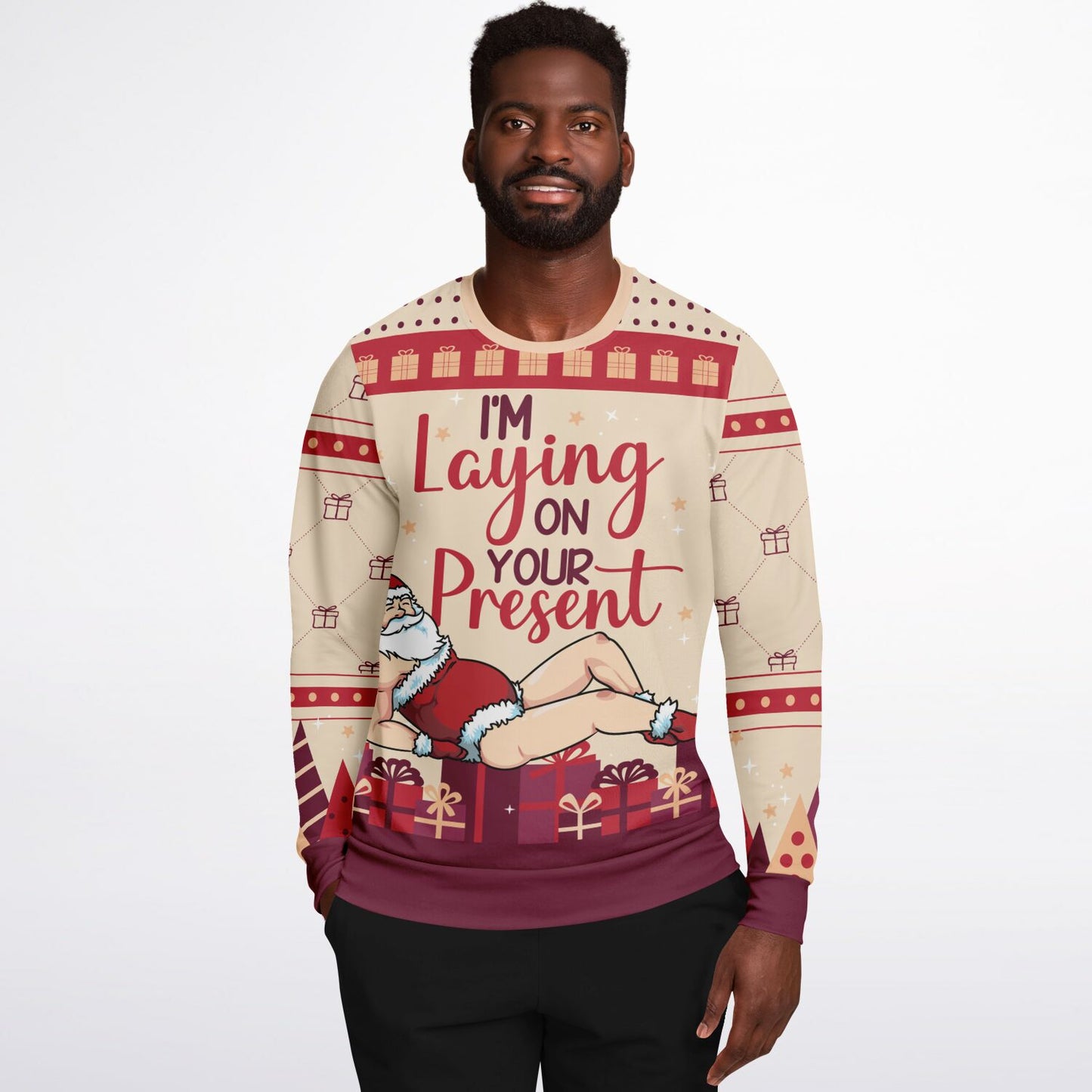 I’m Laying On Your Present Christmas Sweatshirt