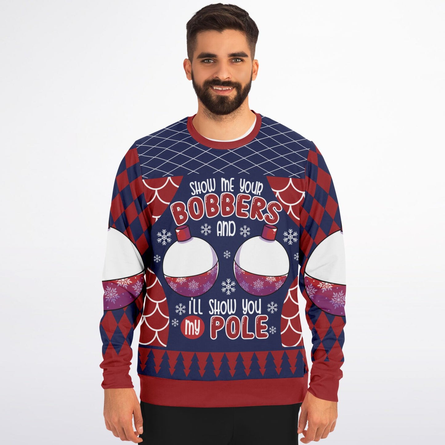 Show Me Your Bobbers Funny Fishing Sweatshirt