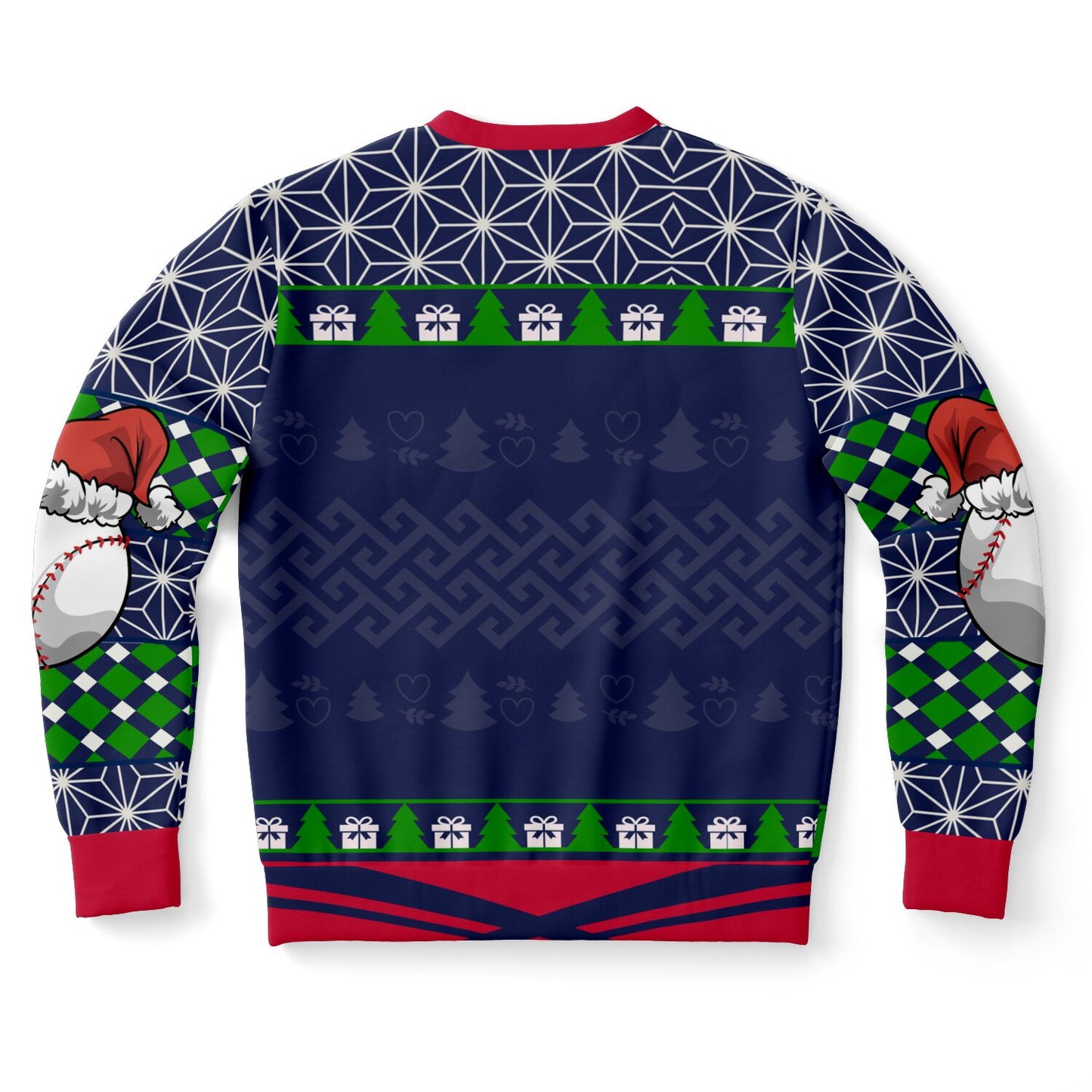 I’ll Be Home for Christmas Baseball Ugly Sweater